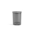 thumbnail image 2 of Simplehuman 50 Liter / 13 Gallon Semi-Round Plastic Step Garbage Bin with Secure Slide Lock Lid, Gray, 2 of 5