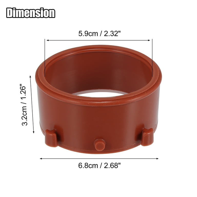 Red Turbo Intake Seal A6420940180 6420940180 Rubber Replacement for  Mercedes-Benz OM642 W204