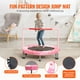 thumbnail image 4 of Trampolín VEVOR 36 para niños, interior/exterior, con asa, color rojo, 4 of 9