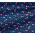 thumbnail image 5 of oneOone Viscose Jersey Royal Blue Fabric Flower Watercolor Quilting Supplies Print Sewing Fabric By The Yard 60 Inch Wide, 5 of 5