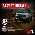 thumbnail image 4 of AMERICAN MODIFIED Armor Grille, 21-24 Ford Bronco with Off-Road Lights, 4 of 11