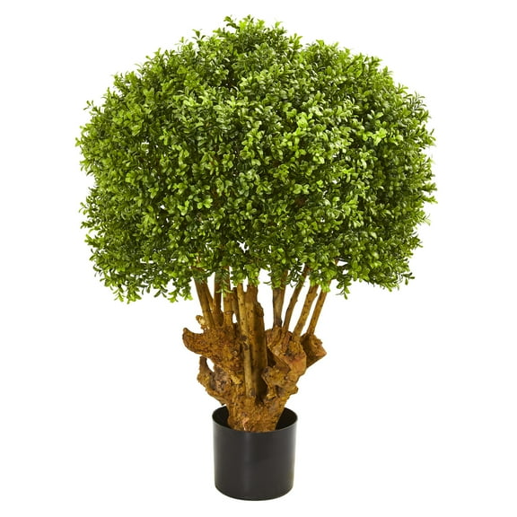 Nearly Natural 3ft. Boxwood Artificial Topiary Tree