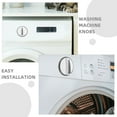 thumbnail image 3 of STRANDCHIC 2-Pack Grey Plastic Washer Knobs Replacement for Washing Machine Repair and Upgrade, 3 of 8