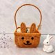 thumbnail image 3 of Easter Handmade Weaving Shopping Rabbits Basket Bath Handheld Basket Outdoor Picnic Basket, 3 of 5
