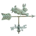 thumbnail image 1 of Good Directions 809V1G Rabbit Garden Weathervane - Blue Verde Copper with Garden Pole, 1 of 1