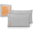 thumbnail image 1 of Fundas DE ALMOHADA Dreamlab 2 Pack Premier 1800 Collection Microfibra hipoalergénicas gris 51 cm x 76 cm, 1 of 6