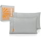 thumbnail image 1 of Fundas DE ALMOHADA Dreamlab 2 Pack Premier 1800 Collection Microfibra hipoalergénicas gris 51 cm x 76 cm, 1 of 6
