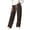 Womens sweatpants Coffee, variant on Sweatpants for Women Athletic Trendy Striped Patchwork Loose-Fit Pants Straight-Leg Brown S