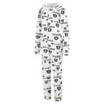thumbnail image 2 of Women's Concepts Sport  Cream Las Vegas Raiders Docket Hoodie Full-Zip Union Suit, 2 of 3