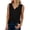 Black, variant on Xijirk Women Wrap V Neck Sleeveless Tank Top Loose Fit Casual Blouse for Summer Daily Outfit,Black,5XL