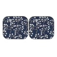 thumbnail image 7 of Balery 2 Piece Cherry Blossoms on Navy Background Car Windshield Sun Shade|Foldable Front Windshield Shade for Car Front Window for Most Sedans SUV Truck-Small, 7 of 7