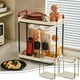 thumbnail image 1 of Organizador de tazas para la estantería de almacenamiento en tazas de sobremesa – Soporte de plástico para vasos, negro o rojo, escurridor de tazas para cocina, oficina, salón, 40,5x36,5x25,5cm, 1 of 6