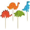 thumbnail image 3 of Decoración para cupcakes de dinosaurio, decoración para tartas de fiesta, decoración de primer cumpleaños, revelación de género para niños (Dino 24), 3 of 5