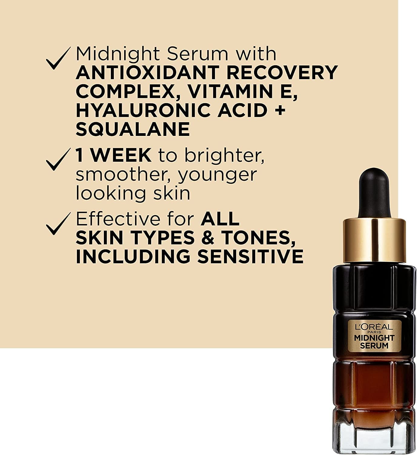 L'Oréal Paris Caribbean - Our L'Oréalistas are LOVING our Age Perfect  Midnight Serum! 😍 Of course, what's not to like? This serum is formulated  with a powerful antioxidant recovery complex, vitamin E