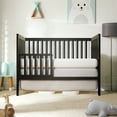 thumbnail image 5 of CASEMIOL 5-In-1 Convertible Crib, New Zealand Pinewood Baby Bed,Baby Crib With 3 Height Adjustment, Non-Toxic Finish, Easy to Assemble, Black, 5 of 13