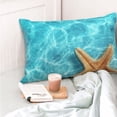 thumbnail image 4 of Salouo Starfish And Seashell On The Beach 1 Pattern Pillow Cases,1PC Pillow Covers with Envelope Closure Decorative Pillow Case for Bed Couch,Pillows Not Included-20"x30", 4 of 6