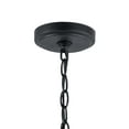 thumbnail image 4 of Kichler Winslow 5 Light Black Contemporary Chandelier with Clear Seeded Glass, 4 of 11