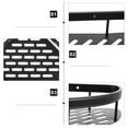 thumbnail image 3 of unbranded Estante Esquinero Multifuncional Para Y Cocina En Negro Con Material Duradero Y Fácil Instalación, 3 of 7