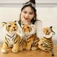 thumbnail image 2 of Animal de peluche de tigre, juguete de tigre de peluche realista de 9,1 pulgadas, juguete de peluche para bebés para niños, juguete de tigre relajante para niños pequeños, golosinas para niños (23 cm, 2 of 5