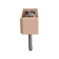 thumbnail image 2 of Retractable Wall Hook with Kawaii Peeking Cat Design, No Drill Decorative Hook for Keys Towels in Bathroom Kitchen, 2 of 6