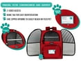 thumbnail image 6 of PetAmi Deluxe Pet Carrier Backpack, Red, 6 of 7
