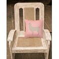 thumbnail image 2 of Carolines Treasures BB7916PW1818 Llama Pink Check Fabric Decorative Pillow, 18 x 18 in., 2 of 2