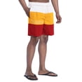 thumbnail image 2 of Men's G-III Sports by Carl Banks  Red/Gold Kansas City Chiefs Sunrise Volley Swim Shorts, 2 of 3