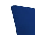 thumbnail image 2 of Jordan Manufacturing 74" x 22" Canvas Cobalt Blue Solid Rectangular Outdoor Chaise Lounge Cushion with Ties, 2 of 8