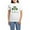 With Blue Strpe Pant, variant on CafePress - Mcmanus Shamrock Women's Light Pajamas - Women's Short Sleeve Print T-Shirt and Pants Light Cotton Pajama Set