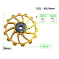 thumbnail image 7 of Rear Derailleur Mountain Bike Guide Roller Pulley Golden, 7 of 7