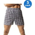 thumbnail image 7 of Men's FreshIQ Comfort Flex Waistband Tartan Boxer 5-Pack, 7 of 7