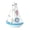 D, variant on Wooden Sailing Boat Model Miniature Mini Nautical Sailboat Decoration for Home Bathroom Nursery Party Beach Ocean Theme Ornament - A