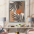 thumbnail image 3 of Designart 'Sun and Moon Shapes In Retro Terracotta Tones III' Modern Framed Art Print, 3 of 4