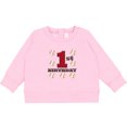 thumbnail image 2 of Inktastic First Birthday Baseball Baby Sweatshirt, 2 of 4