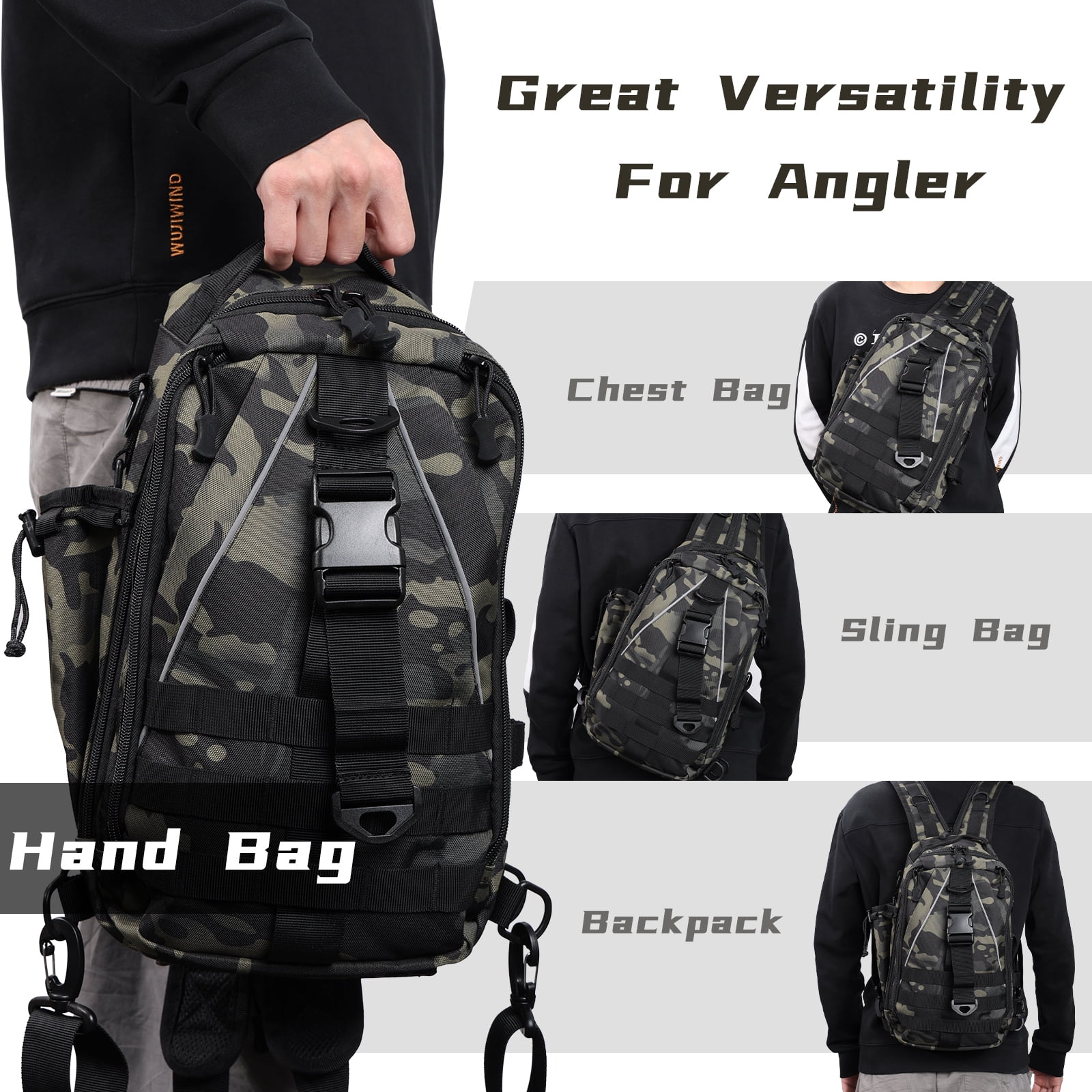 Ant Class Fishing Backpack Tackle Sling Bag - Fishing Backpack