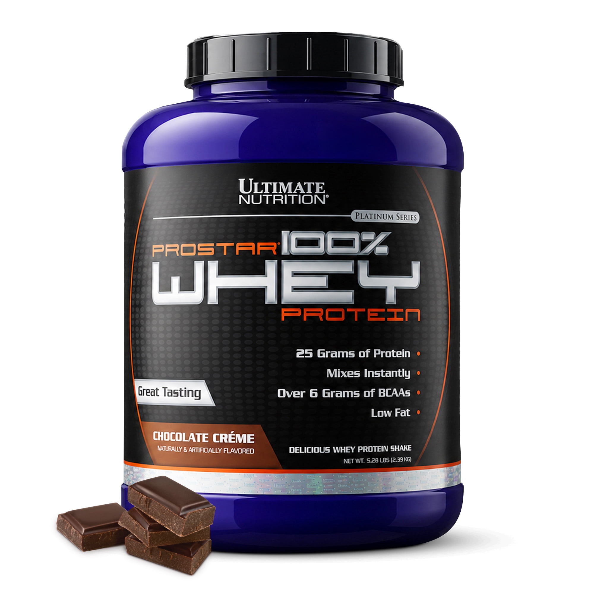 Ultimate Nutrition Prostar Whey Protein Isolate, Chocolate Crème, 5.28 lb