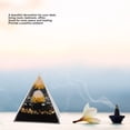 thumbnail image 6 of BIMZUC Orgone Pyramid Crystal Chakra Energy Generator Pink Crystal Sphere Resin Healing Stone Craft for Home Living Room Bedroom Office Desk Decor Promotes Psychological Growth 3.15 inches / 8 cm, 6 of 9