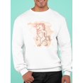 thumbnail image 2 of Mythical Creature Design Sweatshirt Men -Image by Shutterstock, Male 3X-Large, 2 of 4