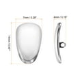 thumbnail image 2 of Eyeglass Nose Pad Thickness Anti-Slip Glasses Nose Grips for Plastic Frames Silver, 2 of 7