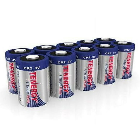 Tenergy Propel CR2 3V Lithium Batteries with PTC Protection, 10-Pack