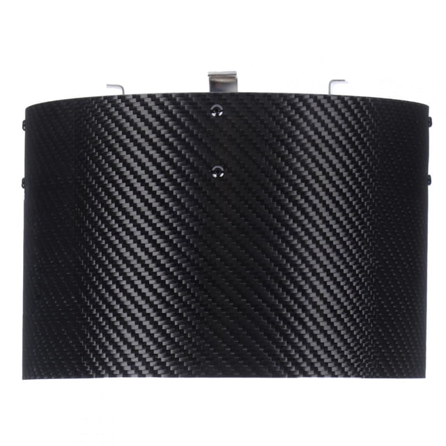 Escudo Térmico Del Filtro De Aire, Escudo Térmico Del Filtro De Aire Fibra De Carbono + Acero Inoxidable + Cubierta Del Cono De Entrada De Aire De Aluminio, Para Filtros De Aire OTVIAP Fibra de carbono brillante
