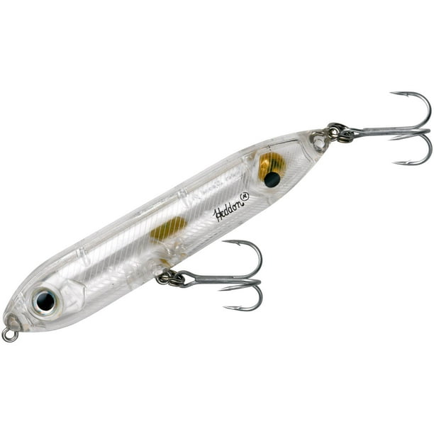 Heddon Super Spook Jr Fishing Lure Hard bait Clear 3 1/2 in 1/2 oz