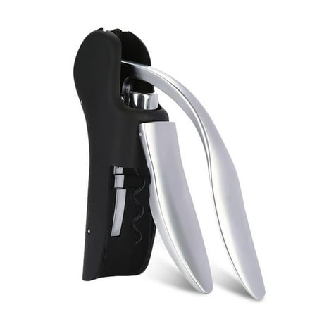 

Professional Zinc Alloy Power Wine Opener Bottle Opener Built-In Foil Cutter Rabbit Lever For Wine