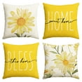 thumbnail image 1 of Juego de 4 fundas de almohada AVOIN colorlife Home Sweet Home, 1 of 7
