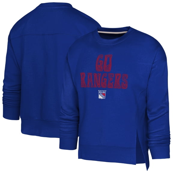 Girls Youth Outerstuff  Royal New York Rangers Game Love Sweatshirt