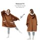 thumbnail image 4 of Manta portátil con capucha Bedsure Sherpa, forro polar para mujer, 4 of 6