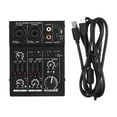 thumbnail image 3 of Console de Mixage, Console Audio Alimentée par Usb Son 3 Canaux Intégrée 48v Studio Dj 5v Réseau Usb Diffusion en Direct 48v Canal Usb Son Alimenté Studio Dj Réseau Live Raoke Usb 48v 5v, 3 of 7