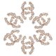 thumbnail image 5 of Clips para zapatos de boda Bling Bling 6 piezas de clips para zapatos Aleación de zinc-hierro, 5 of 12