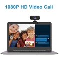 thumbnail image 4 of 1080P Video Call Professional Camera Media HD Web Camera with Microphone Widescreen USB Computer Camera, 4 of 5