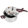 thumbnail image 1 of Autocuiseur en Acier Inoxydable, Garde de Sécurité Multifonction en Acier Inoxydable 80 kPa pour Cuisinière, Cuisson Rapide, avec Poignée Ergonomique Autocuiseur pour Cuisinière pour Usage Domestique, 1 of 7